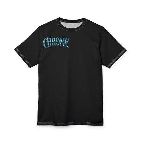 Future* Black Cut & Sew Tee — Minimal Logo Streetwear